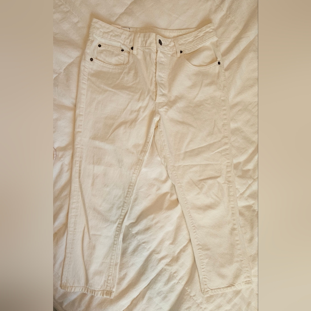 6397 Shorty White Jeans